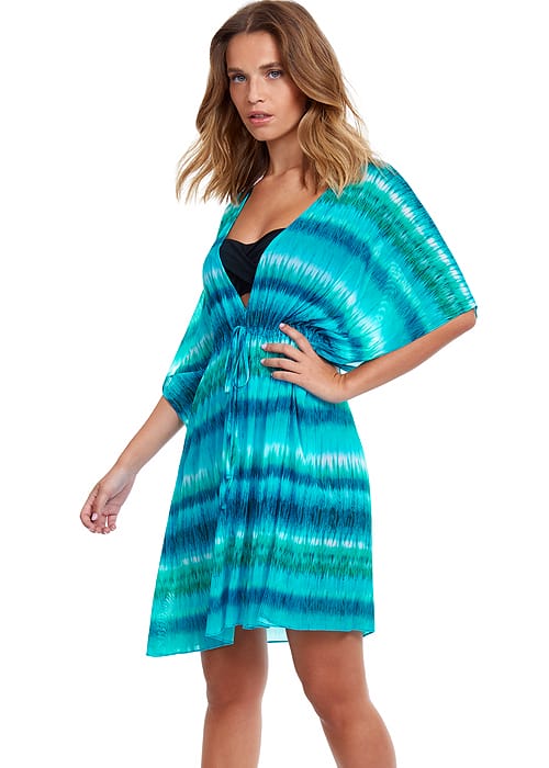 Gottex Profile Aqua Fresco V Neck Mesh Tunic image