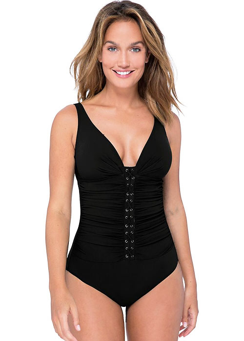 Gottex Profile Moto Plunge Swimsuit SideZoom 3