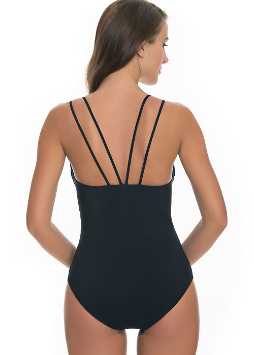 Gottex Profile Rainforest High Neck Swimsuit SideZoom 2