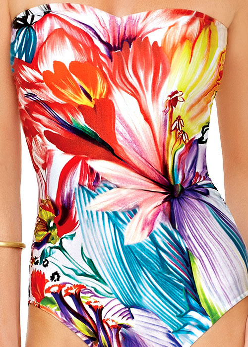 Gottex Spring Embrace Bandeau Swimsuit image
