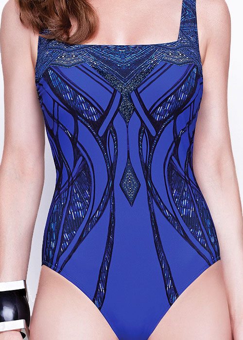 Gottex Stardust Square Neckline Swimsuit image