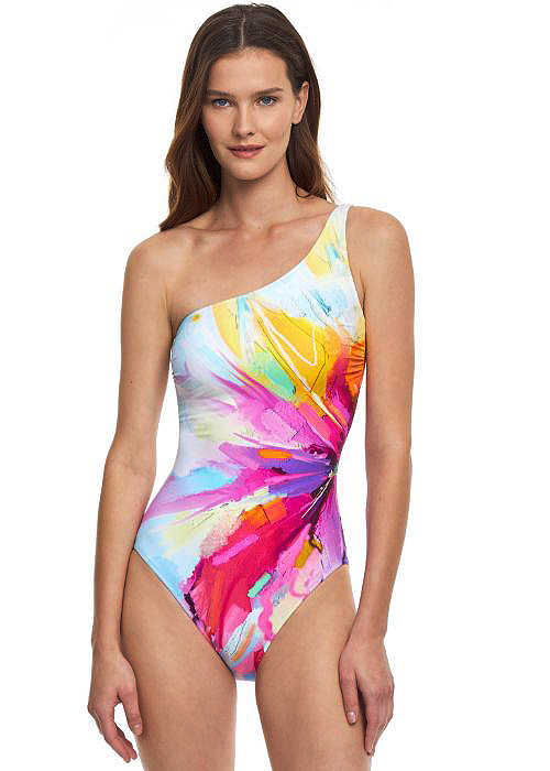 Gottex Summer In Capri One Shoulder Swimsuit