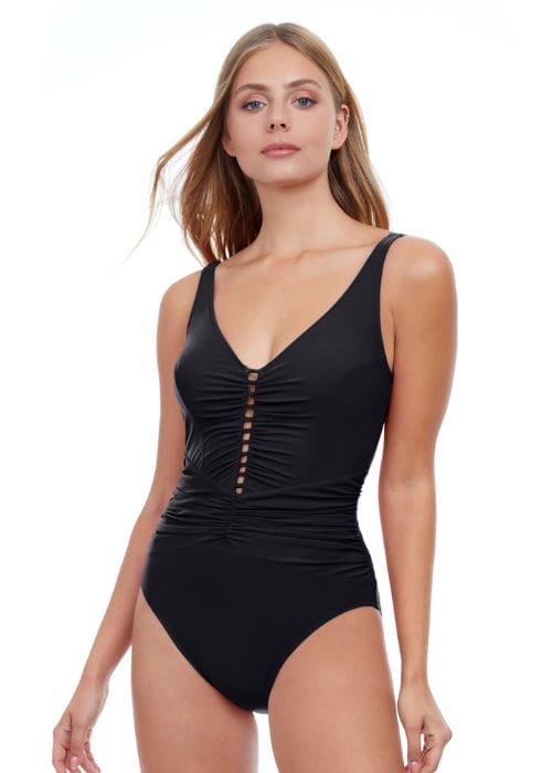 Gottex Profile Tutti Frutti Shirred Front Swimsuit SideZoom 3