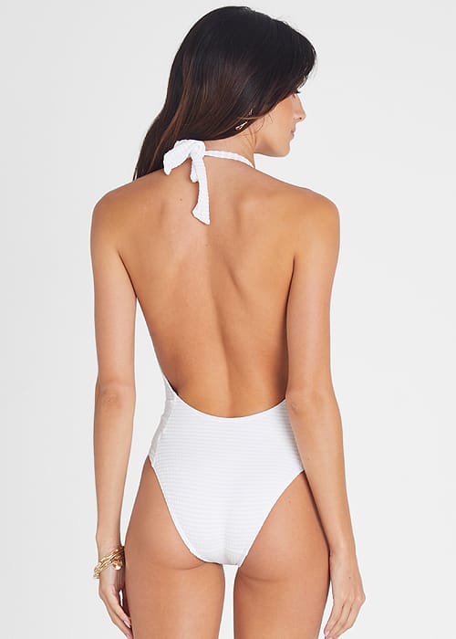 Heaven Pearl Alyssa White Swimsuit SideZoom 3