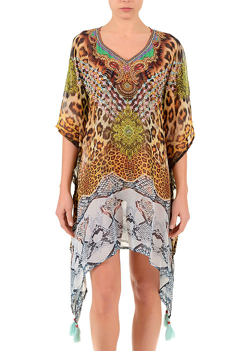 Iconique Arcos Animal Print Poncho image