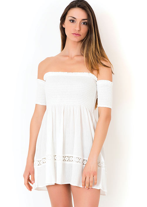 Iconique Elegant White Sands Dress image