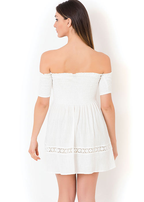 Iconique Elegant White Sands Dress image