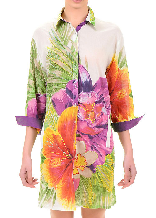 Iconique Orchid Bloom Tunic SideZoom 2