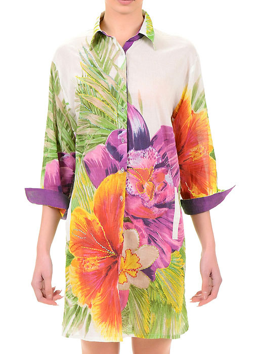 Iconique Orchid Bloom Tunic SideZoom 2