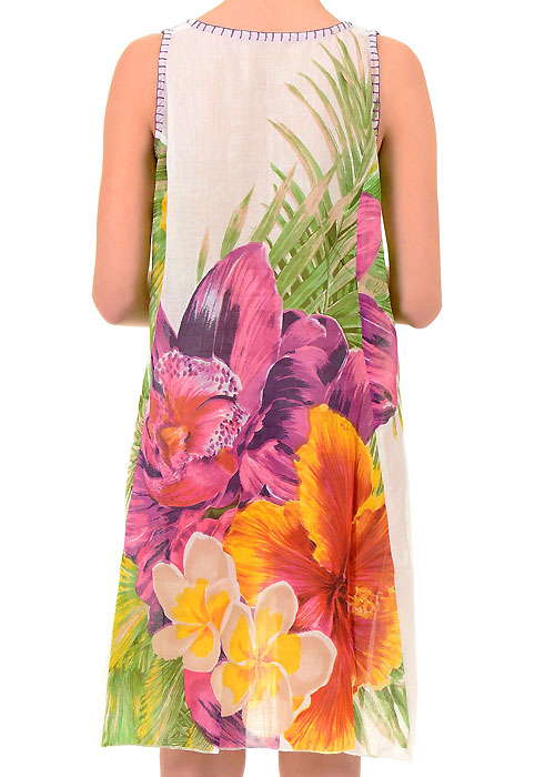 Iconique Orchid Bloom Sun Dress SideZoom 3