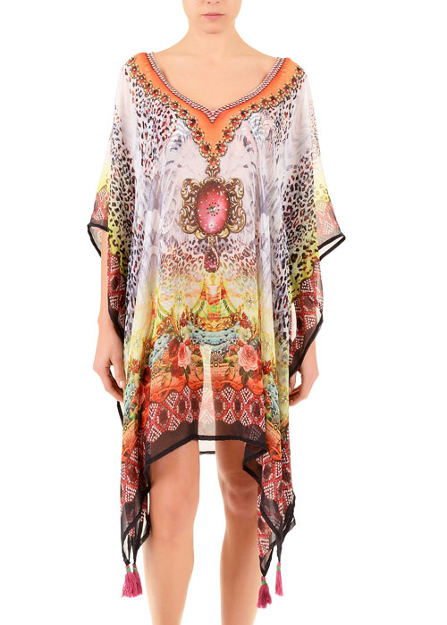 Iconique Rota Animal Print Poncho image