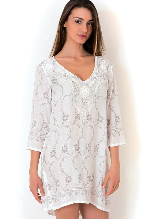 Iconique Sulu White Kaftan image