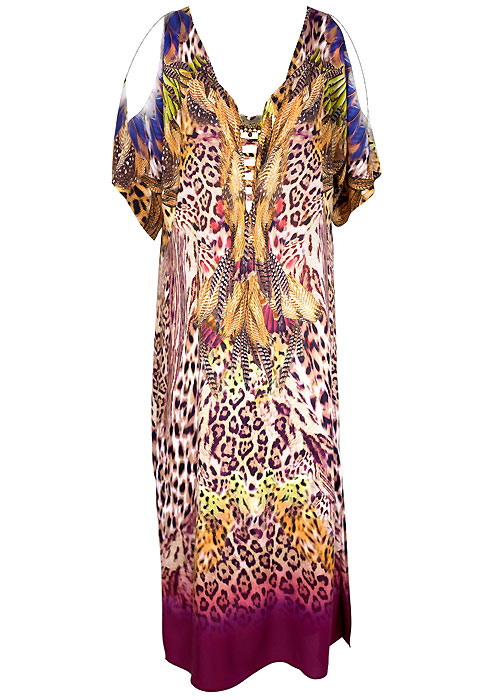 Maryan Mehlhorn Atacama Animal Kaftan SideZoom 2