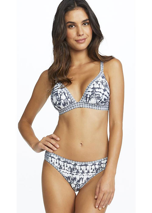 Moontide Cruise Modern Ink Bralette Triangle Bikini image