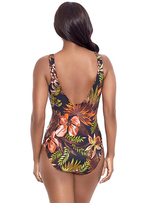 Miraclesuit Botanico Crossover Swimsuit SideZoom 3