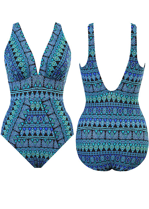 Miraclesuit Gypsy Odyssey Swimsuit SideZoom 2