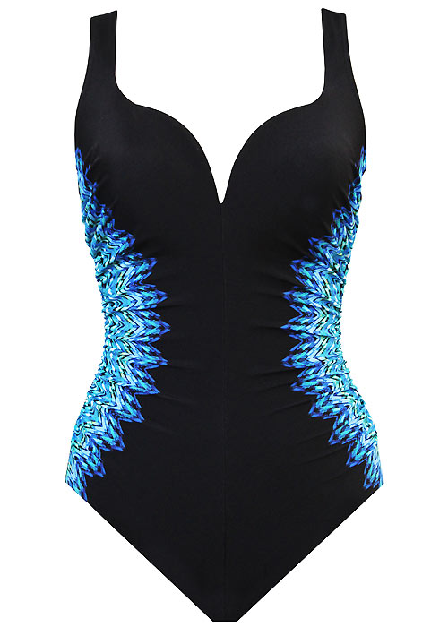 Miraclesuit Knit Pick Temptress Swimsuit SideZoom 3