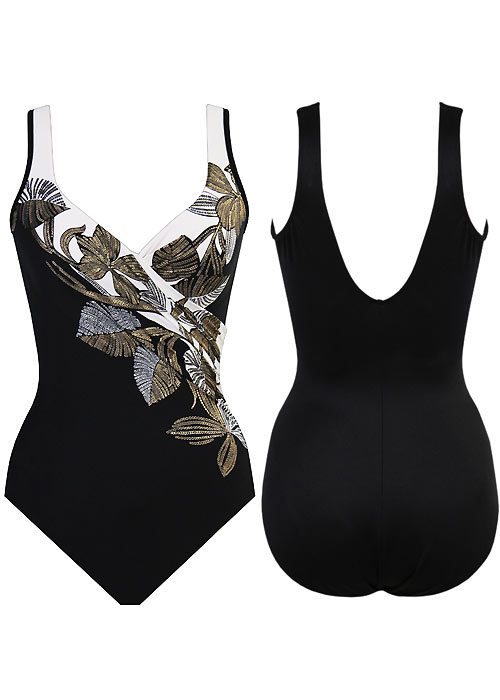 Miraclesuit Petal To The Metal Its A Wrap Swimsuit image