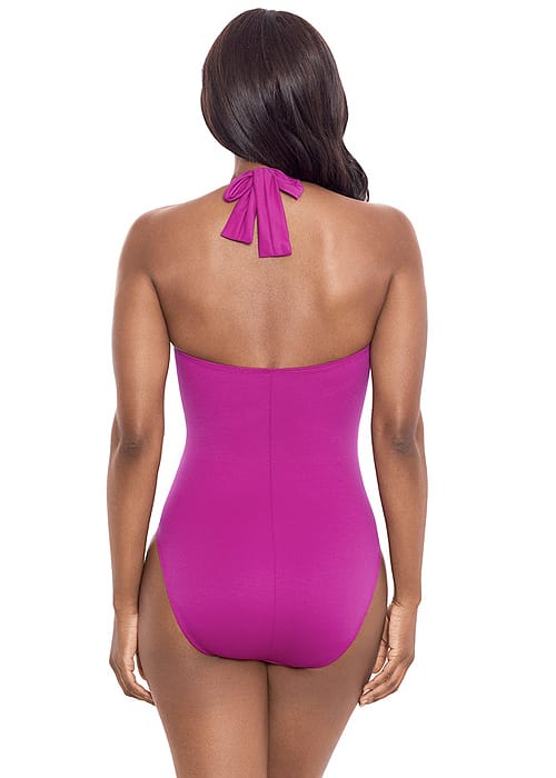 Miraclesuit Rock Solid Utopia Framboise Swimsuit SideZoom 3