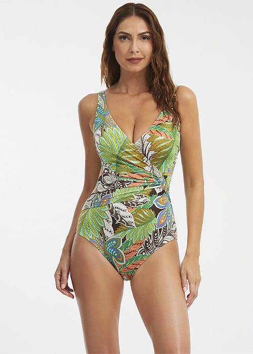 Nuria Ferrer Botanic Wrap Swimsuit