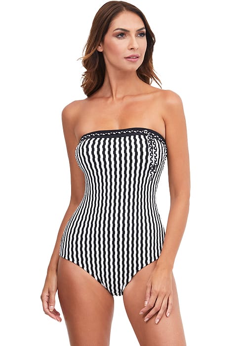 Nuria Ferrer Portofino Bandeau Swimsuit