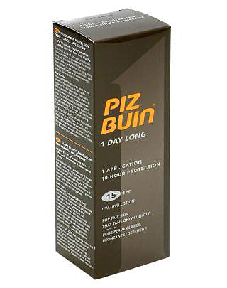 Piz Buin 1 Day Long Lotion Factor 15 Medium 100 ml image