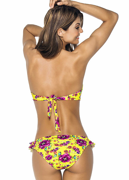 Phax Bluhm Floral Print Bandeau Bikini SideZoom 3