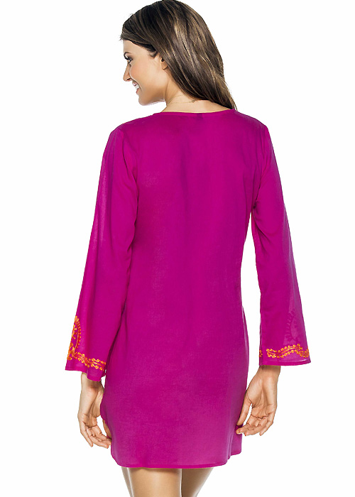 Phax Embroidered V Neck Tunic SideZoom 2