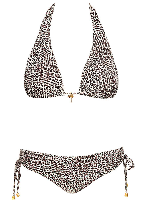 Phax Essential Animal Print Halter Bikini SideZoom 3