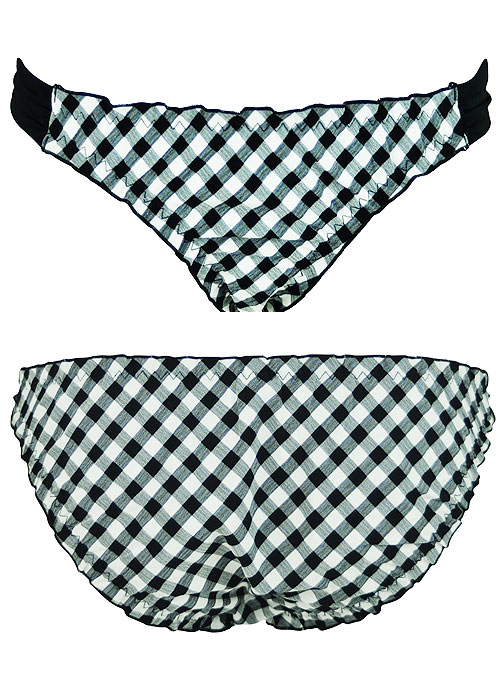 Pour Moi Checkers Tab Bikini Brief SideZoom 2