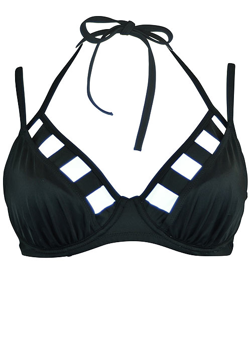 Pour Moi High Line Double Strap Bikini Top image