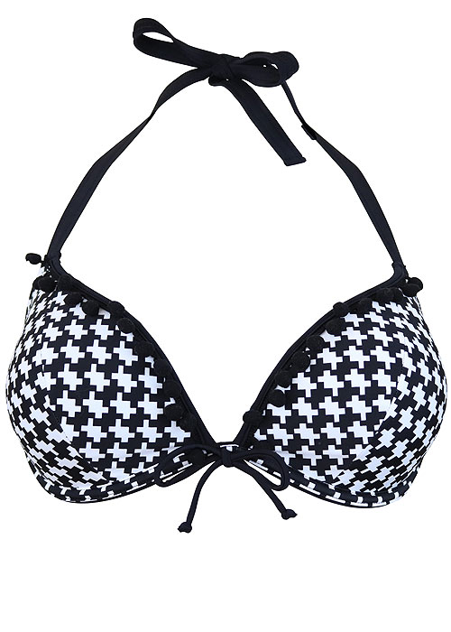 Pour Moi Long Beach Padded Plunge Bikini Top image