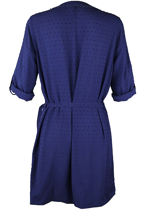 Pour Moi Siesta Long Sleeve Shirt Dress SideZoom 4