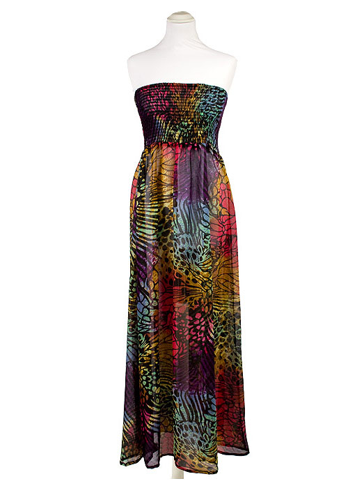 Pia Rossini Grenada Sultry Summer Print Maxi Dress | UK Swimwear