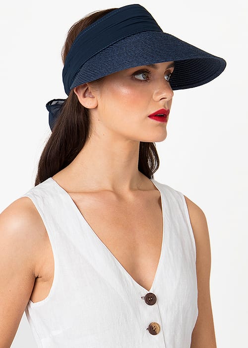 Pia Rossini Augusta Navy Visor image