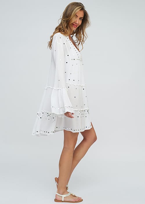 Pia Rossini Biancho Dress SideZoom 3