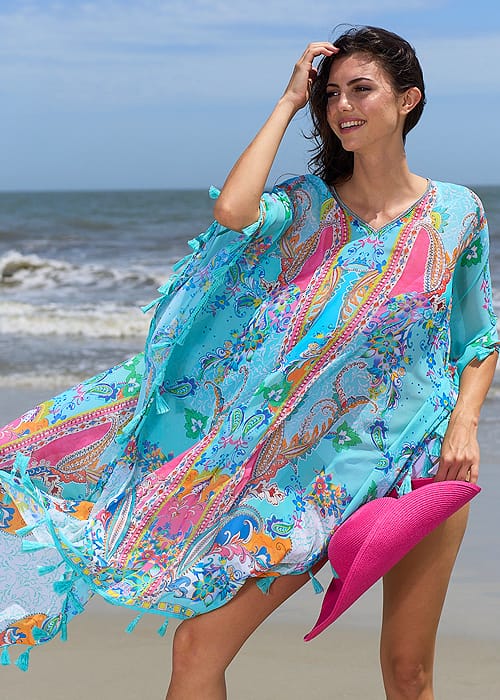 Pia Rossini Cancun Maxi Cover Up