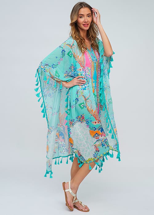 Pia Rossini Cancun Maxi Cover Up SideZoom 4