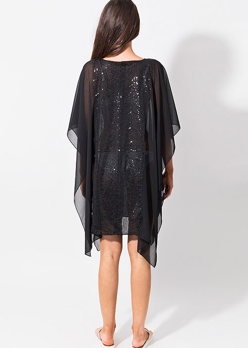 Pia Rossini Julz Sequin Poncho SideZoom 2