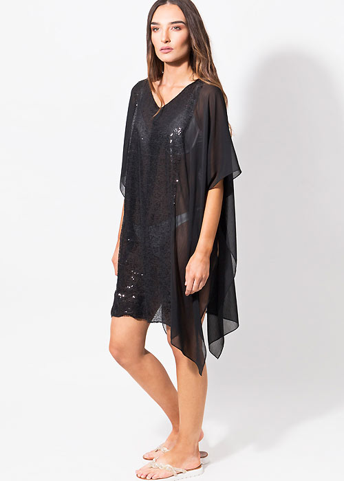 Pia Rossini Julz Sequin Poncho