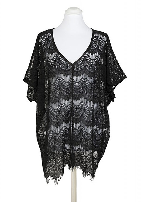 Pia Rossini Lima Lace Cover Up SideZoom 2