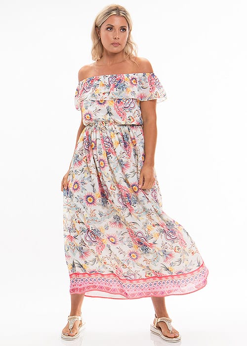 Pia Rossini Mijas Maxi Dress SideZoom 2