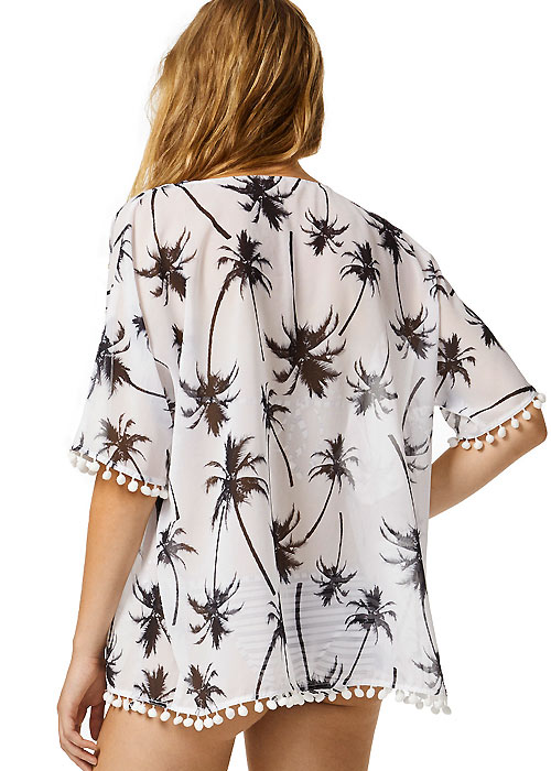 Piha Palm Fever Short Kimono SideZoom 3