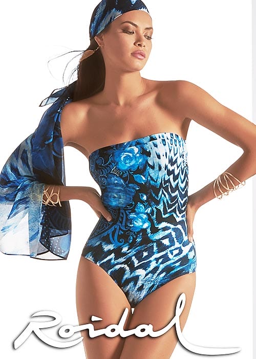 Roidal Blues Anela Bandeau Swimsuit image