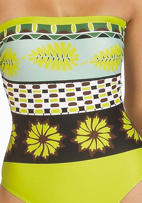Roidal Flori Bandeau Swimsuit image
