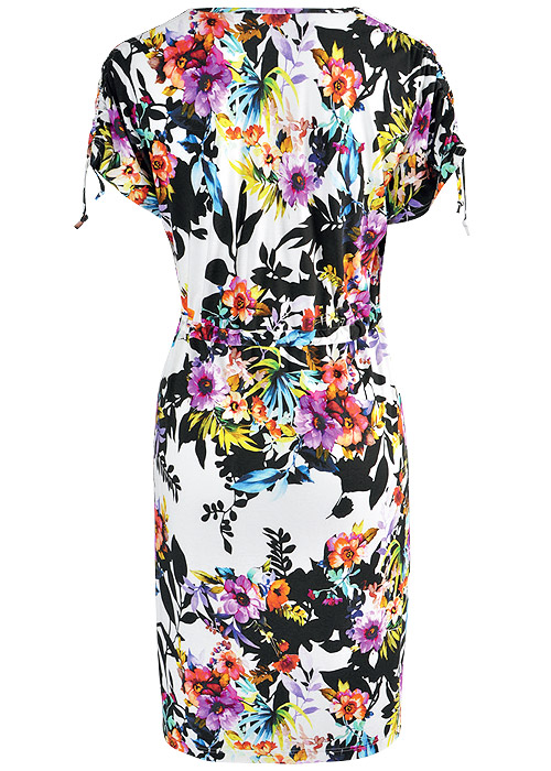 Rosch Flowers Round Neck Sun Dress SideZoom 4