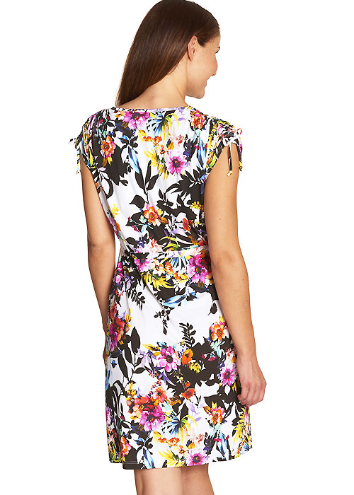 Rosch Flowers Round Neck Sun Dress SideZoom 2