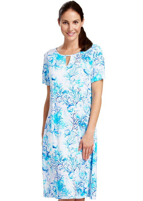 Rosch Great Barrier Reef Short Sleeve Sun Dress