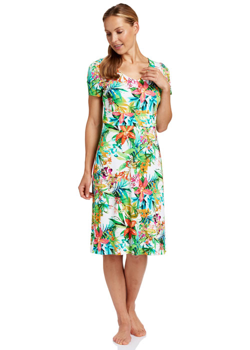 Rosch Pretty Plumeria Sun Dress