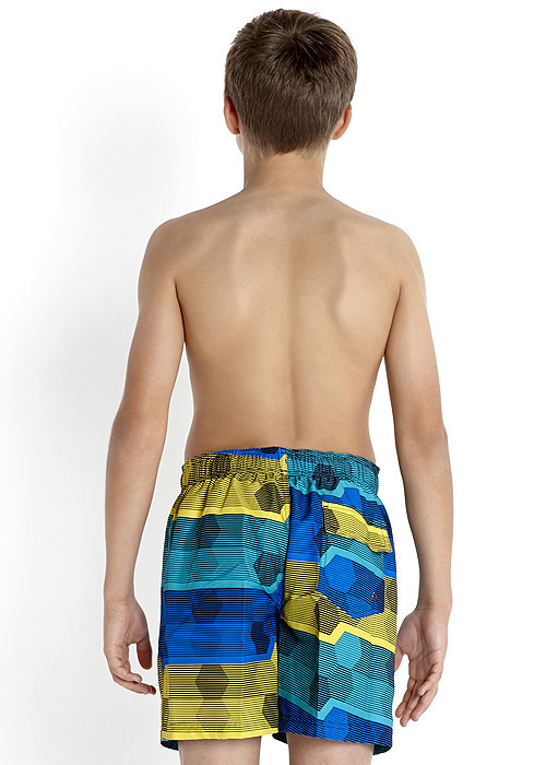 Speedo Boys Print Leisure 15 Inch Swim Short SideZoom 2